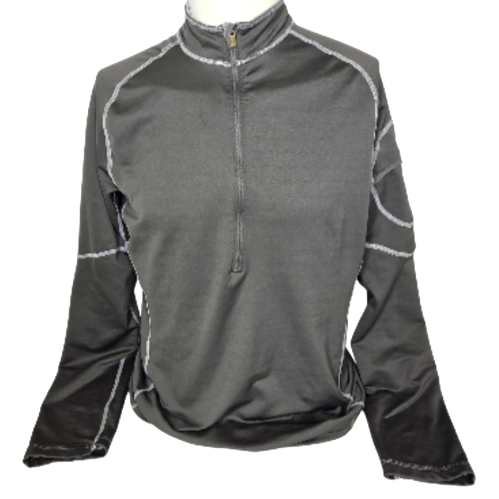 Mountain Hardwear Men's Gray Half Zip Performance Pullover Size S